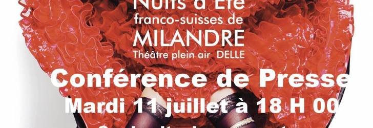 Conférence de Presse sur le site des remparts