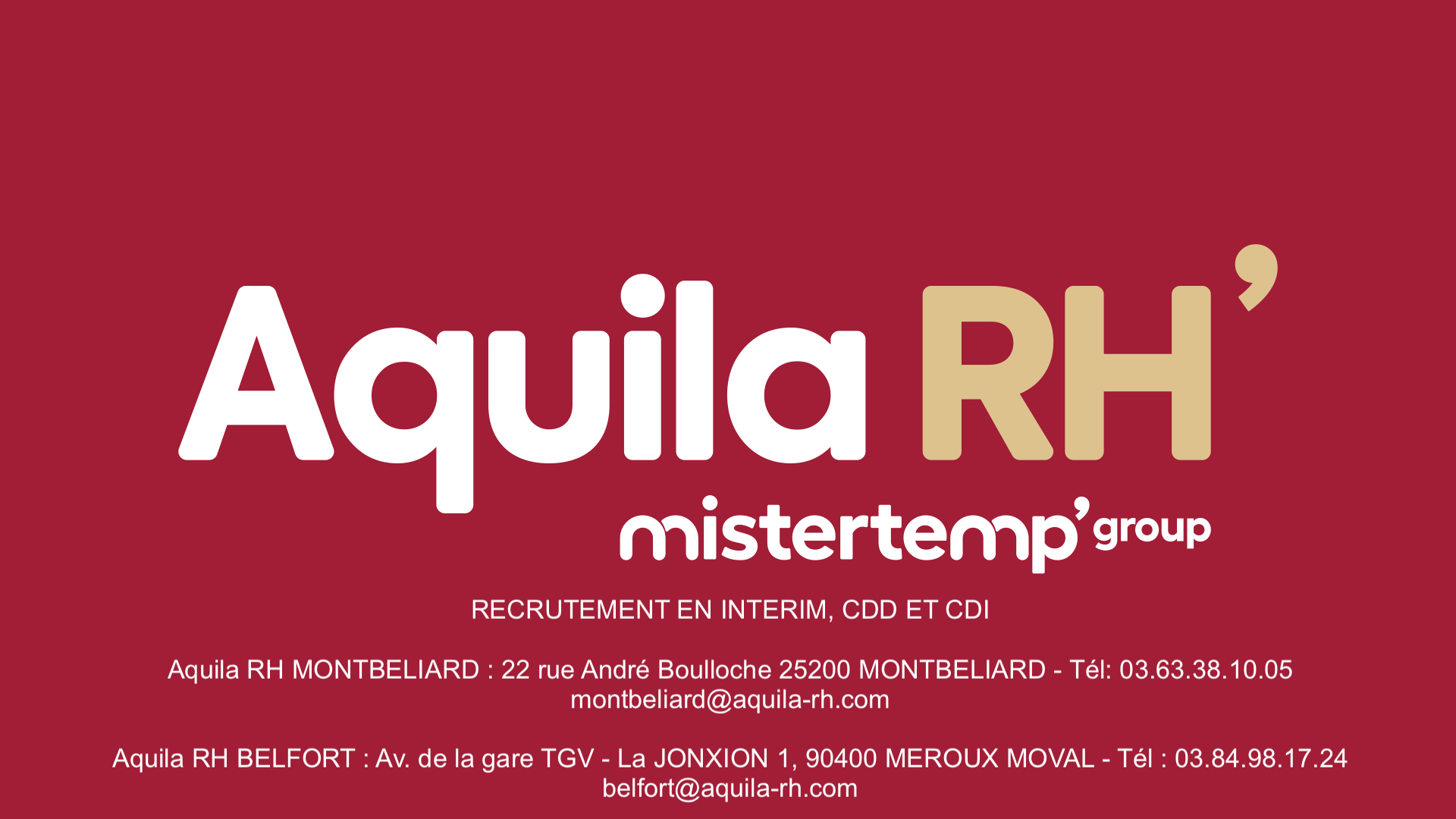 Aquila RH Fond Rouge